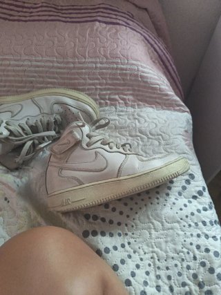 Zapatillas Nike Air Force 1 Beige/Blanco