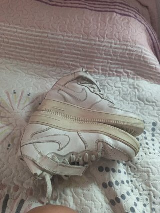 Zapatillas Nike Air Force 1 Beige/Blanco