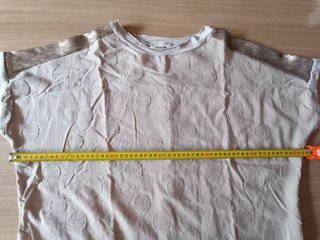 Blusa Beige Lentejuelas Give & Joy Talla Única