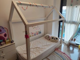 Cama Casita Infantil Blanca