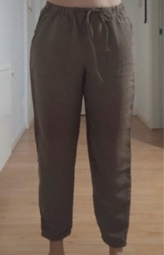 Pantalón Jogger Zara Verde Oliva