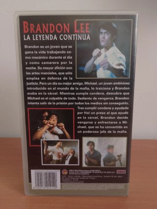 VHS Brandon Lee - La leyenda continua