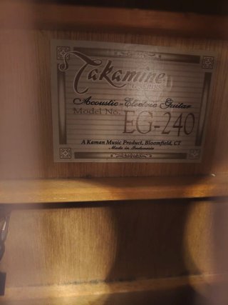 Guitarra acústica Takamine