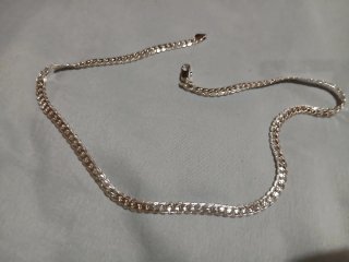 Cadena Plata 925 Unisex Plana.50 Cm.