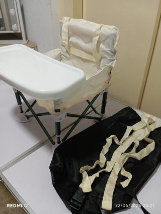 Trona portátil para bebé
