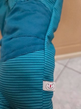 Tuta sci bimbo/a intera blu/verde