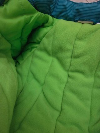 Tuta sci bimbo/a intera blu/verde