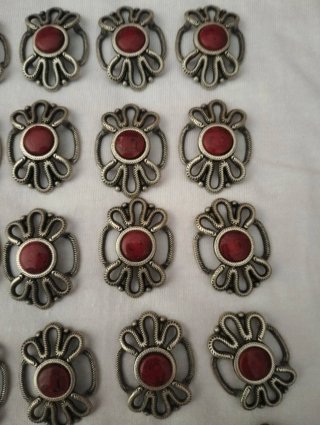 Lote de 30 Pasadores / Apliques Metálicos