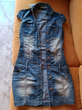 Vestido vaquero corto