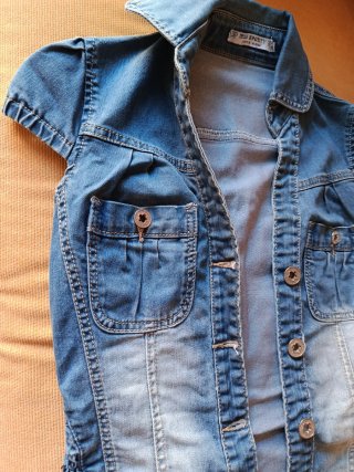 Vestido vaquero corto