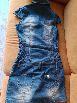 Vestido vaquero corto