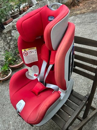 Silla coche Chicco Isofix Roja grupo 0, 1 y 2