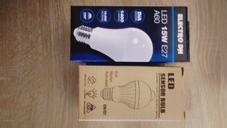 pack bombillas LED Sensor Movimiento PIR E26/E27