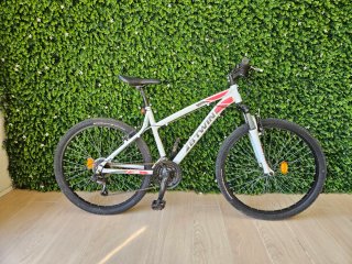 Bicicleta B'TWIN Rockrider MTB Blanca