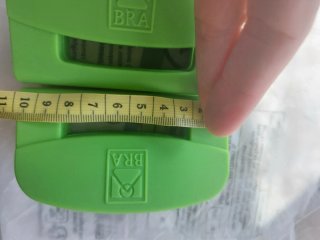 Asas Bra Verdes Plástico