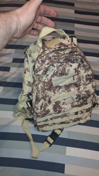 Mochila Táctica Camuflaje Pixelado Gran Capacidad