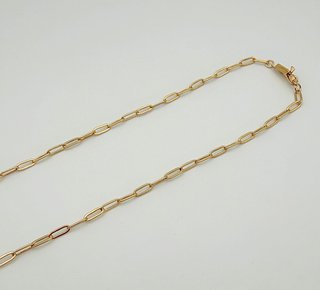 Cadena Oro 18k Eslabones con Cristo Peso: 22.60 gr