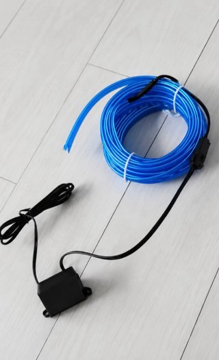 Tira LED Azul Coche USB 1.5m