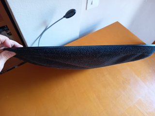 Soporte portátil con luz y hueco para bebida