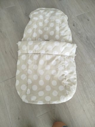 Saco silla invierno lunares