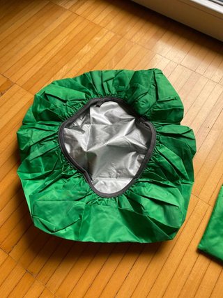 Copertura zaino impermeabile verde acceso #422-4