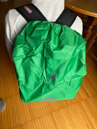 Copertura zaino impermeabile verde acceso #422-4
