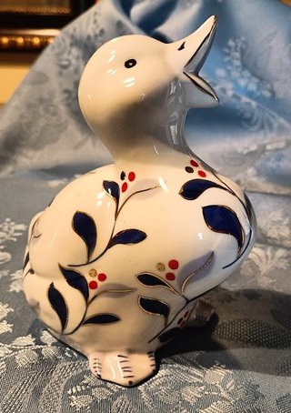Coppia statuette porcellana PAPERE