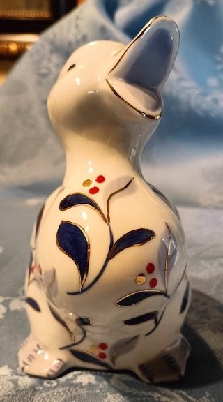 Coppia statuette porcellana PAPERE