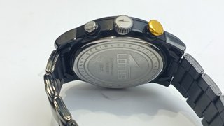 Reloj Lotus Negro y Amarillo Cronógrafo
