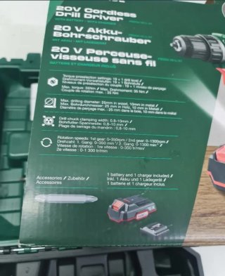 Taladro Parkside 20V