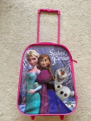 Maleta infantil Frozen con ruedas