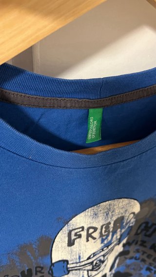Camiseta Benetton niño manga larga skate