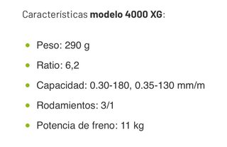 Carrete Shimano Sedona 4000XG