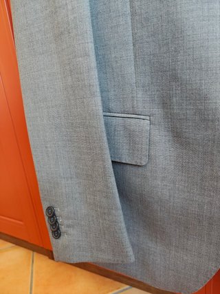 Completo Uomo Fresco Lana Grigio Chiaro