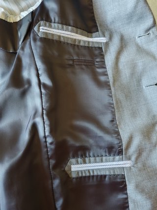 Completo Uomo Fresco Lana Grigio Chiaro
