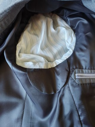 Completo Uomo Fresco Lana Grigio Chiaro