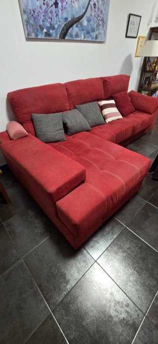 Sofá Cheslong 3m Tela