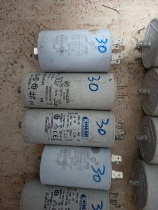 Capacitores de arranque, condensadores