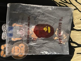 Camiseta BAPE Negra Big Sean x Baby Milo Talla L