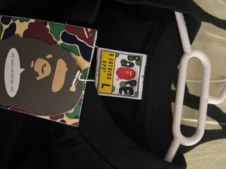 Camiseta BAPE Negra Big Sean x Baby Milo Talla L