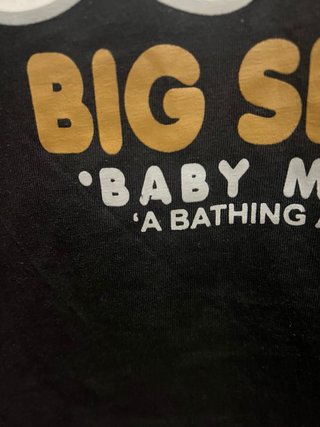 Camiseta BAPE Negra Big Sean x Baby Milo Talla L