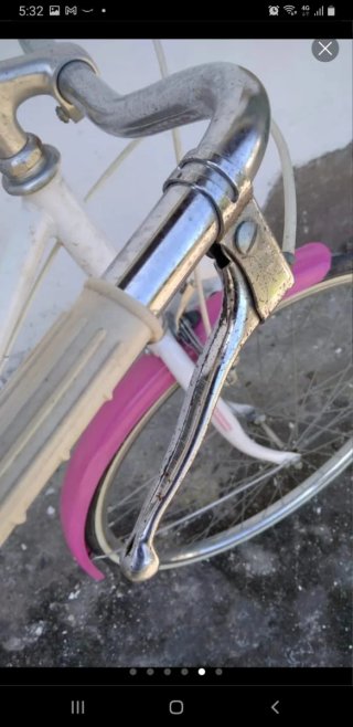Bicicleta Vintage Orbea Rosa y Blanco