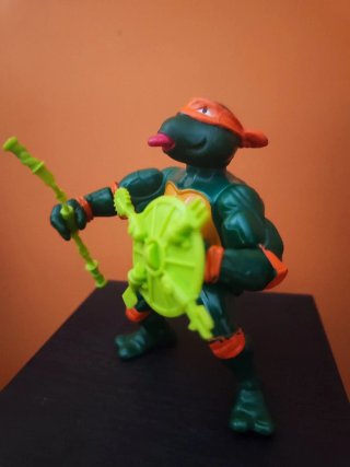 Michelangelo Rock 'N Roll Wacky Action TMNT