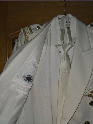 Traje Comunión Blanco con Dorado 10 años