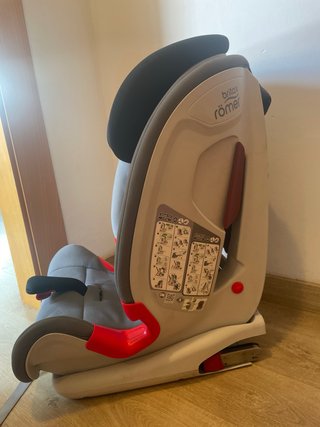 Silla coche Britax Römer gris
