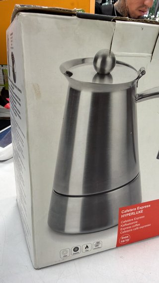 Cafetera Express Lacor Hyperluxe 10 Tazas