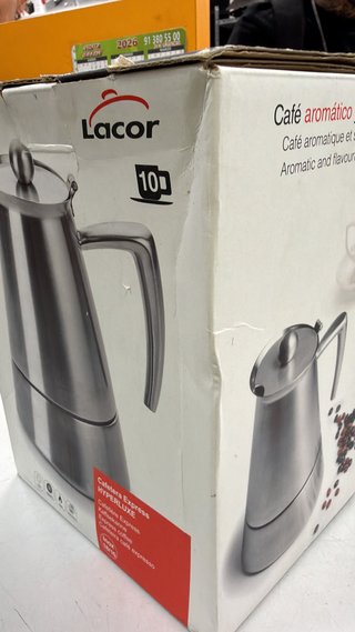 Cafetera Express Lacor Hyperluxe 10 Tazas