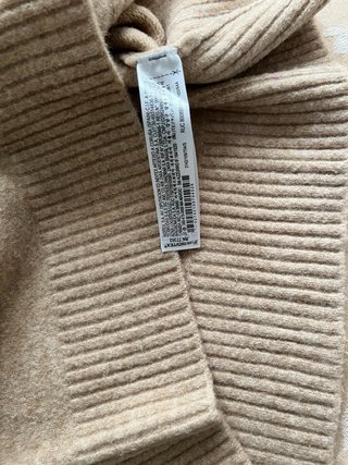 Jersey lana Zara oversize beige