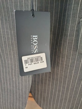 Traje Hugo Boss Raya Gris