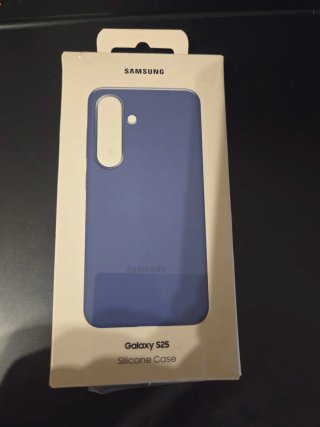 Funda Samsung Galaxy S25 Silicone Case Azul